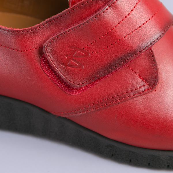 Всекидневни обувки от естествена кожа Latina червени, 4 - Kalapod.bg